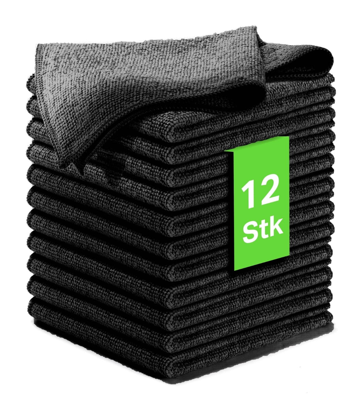 Microfiber cloths BLACK