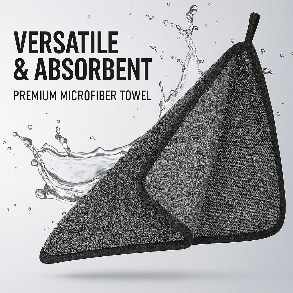 Special Mikrofasertuch 600GSM mit zwei unterschiedlichen Seiten 3xStück 30x30cm