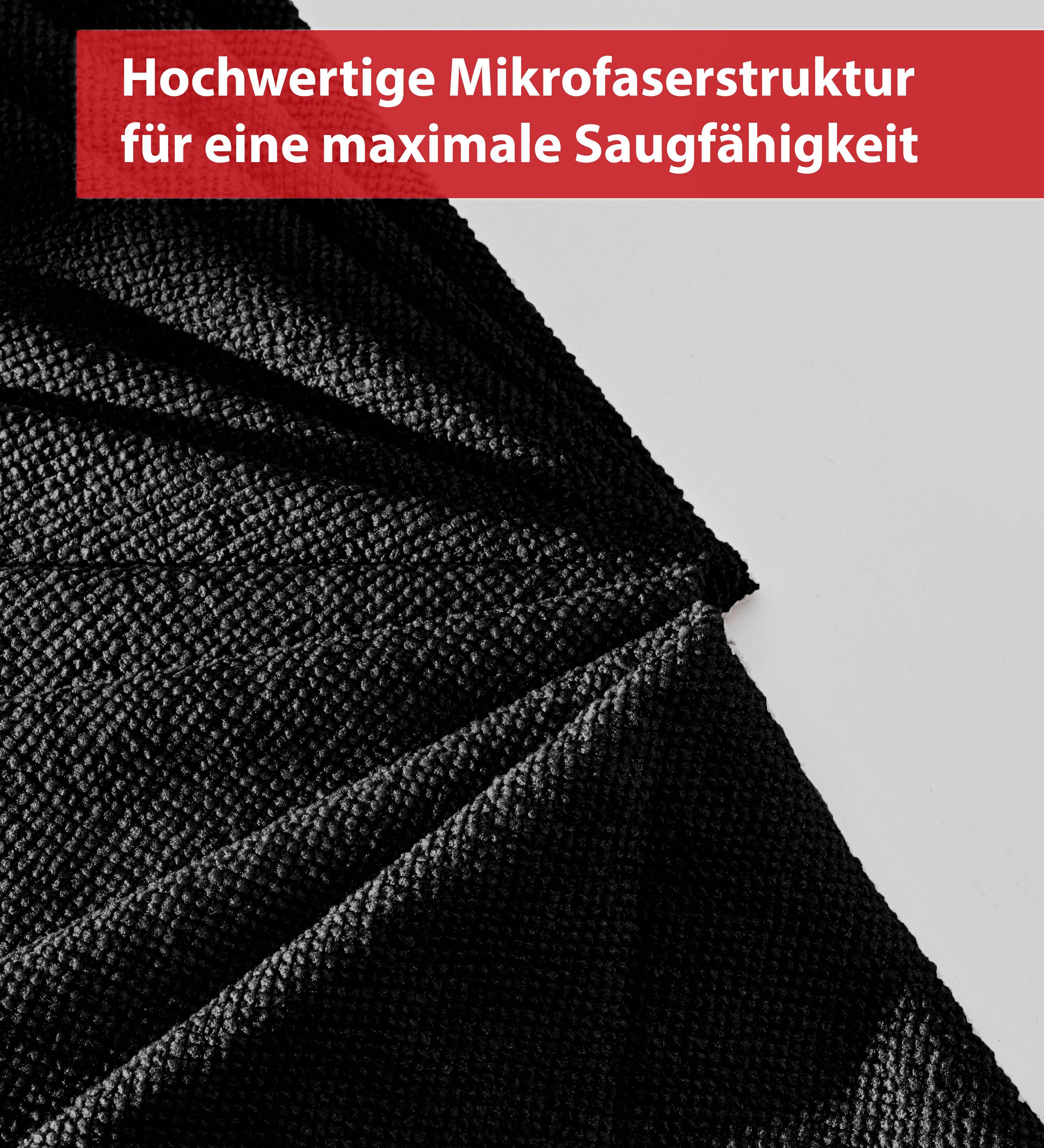 Microfiber cloths BLACK