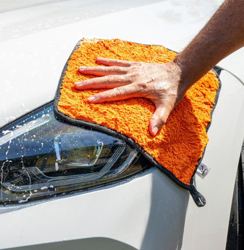 Microfiber cloth ORANGE 800 GSM