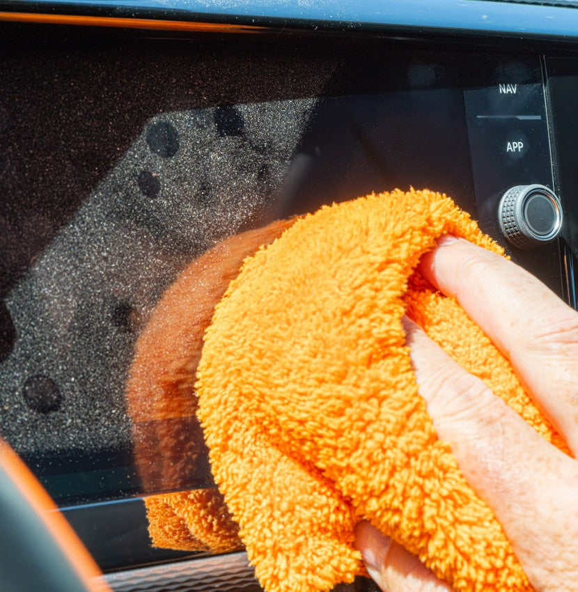 Microfiber cloth ORANGE 800 GSM