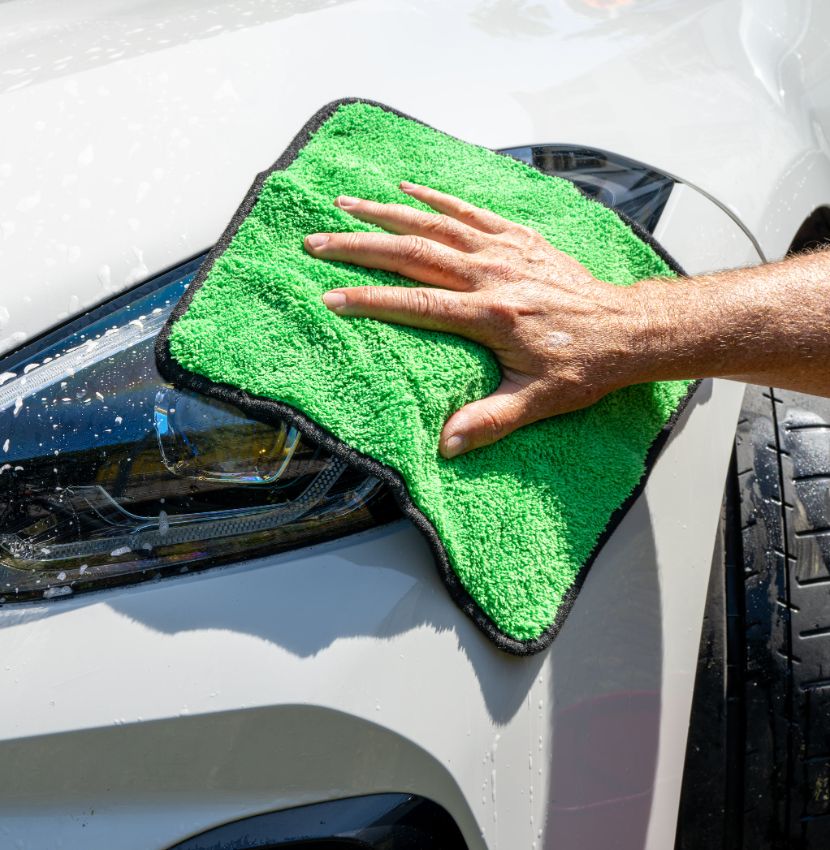 Microfiber cloth GREEN 800 GSM