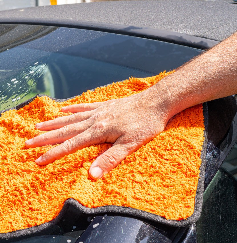 Microfiber cloth ORANGE 800 GSM