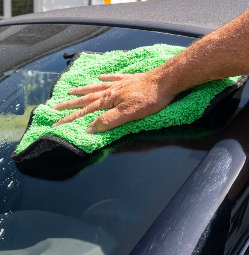 Microfiber cloth GREEN 800 GSM
