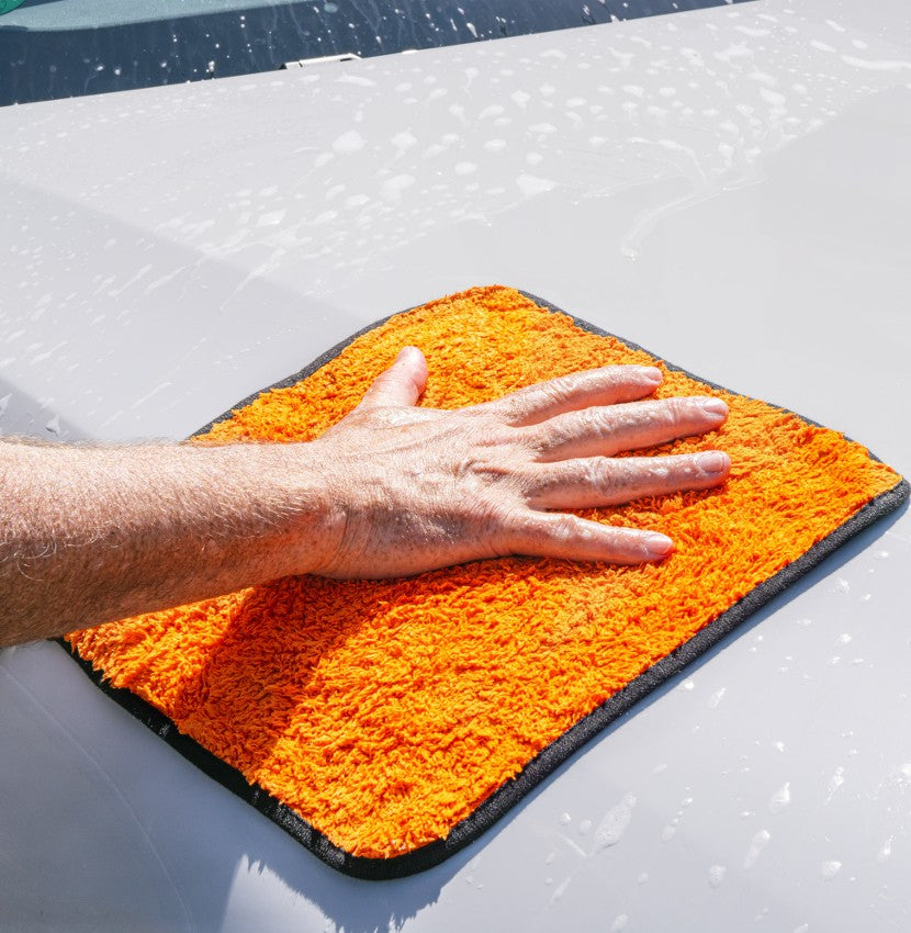 Microfiber cloth ORANGE 800 GSM