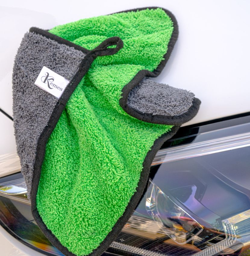 Microfiber cloth GREEN 800 GSM