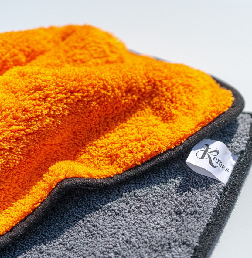 Microfiber cloth ORANGE 800 GSM