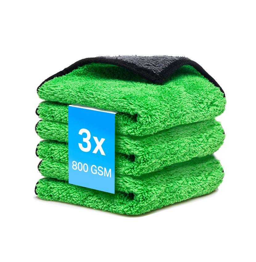 Microfiber cloth GREEN 800 GSM